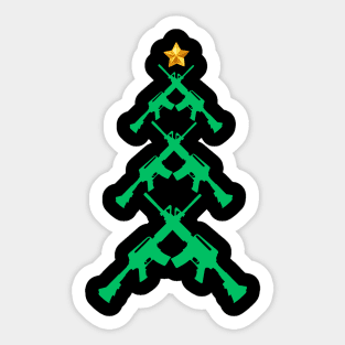 Merry Pew Pew Sticker